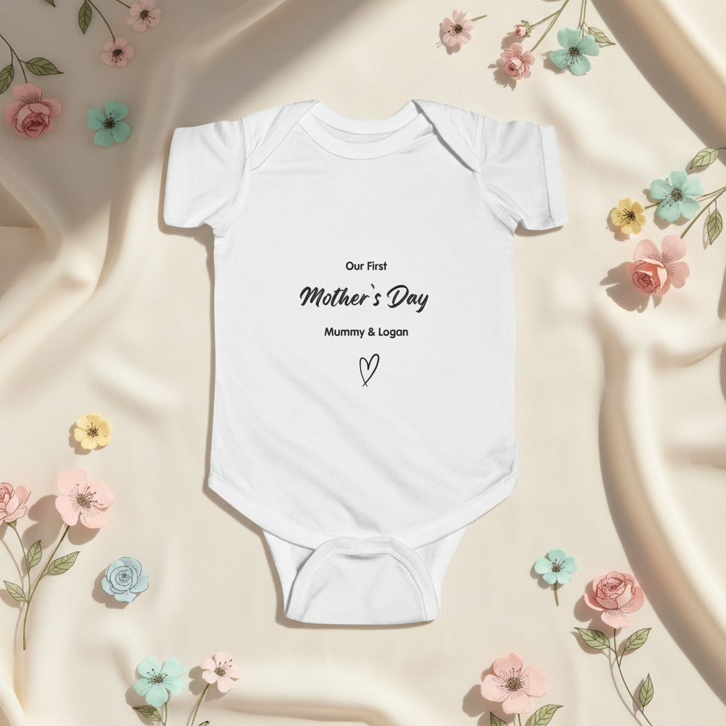 Personalised My First Mothers Day Babygrow