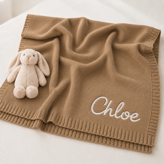Personalised Knitted Blanket