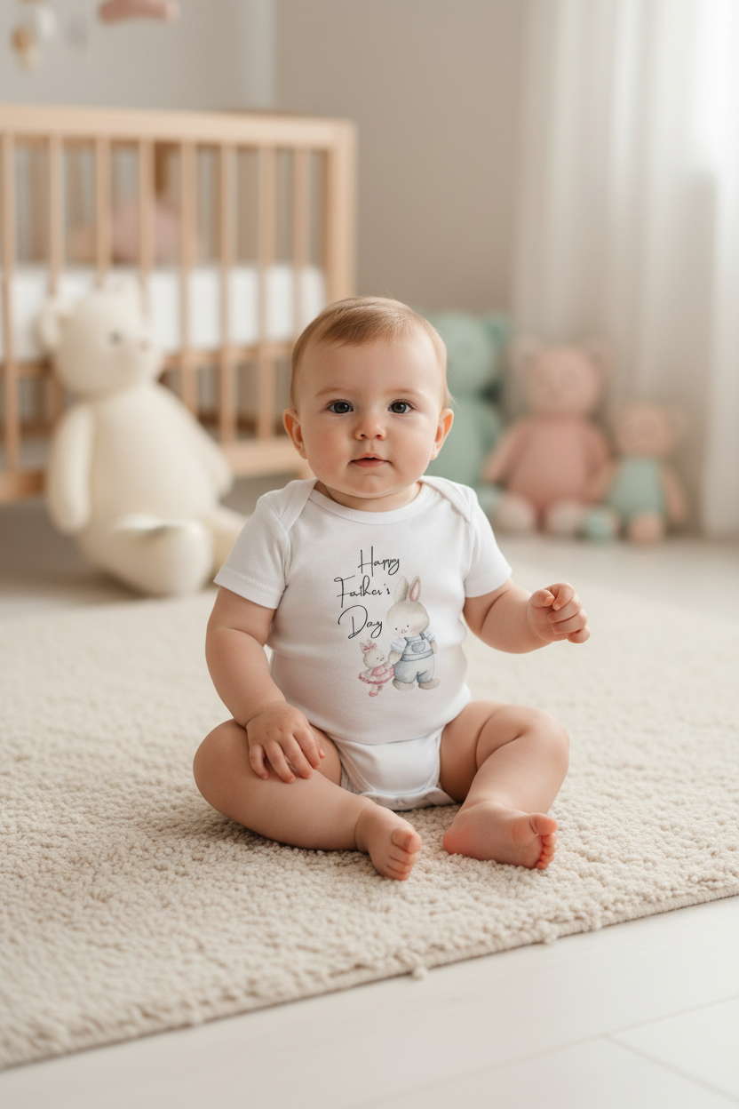 Happy Father’s Day Father & Daughter Set Babygrow