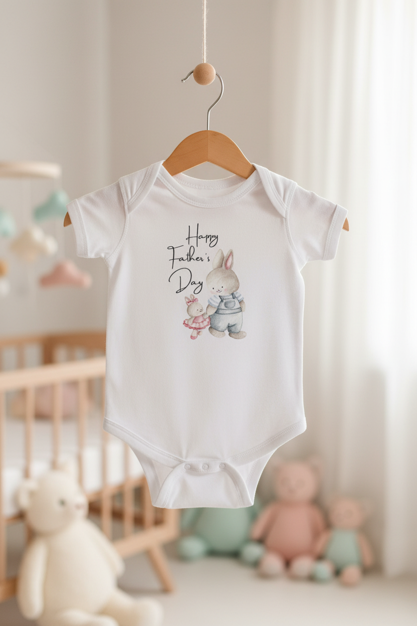 Happy Father’s Day Father & Daughter Set Babygrow