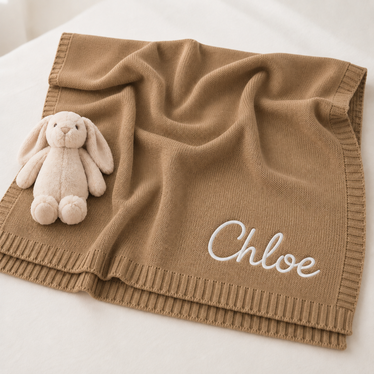 Personalised Knitted Blanket