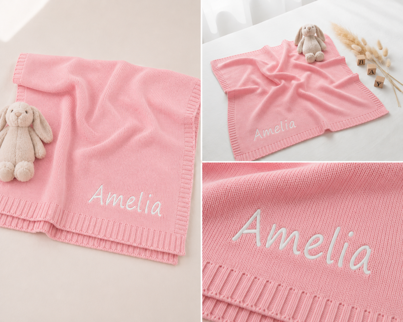 Personalised Knitted Blanket